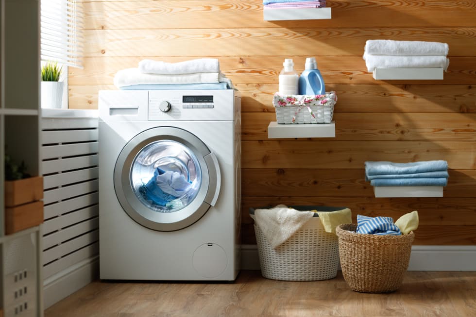 laundry room shelving