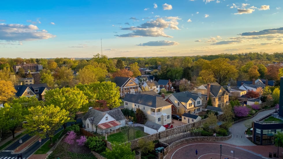 Chevy Chase suburban neighborhood