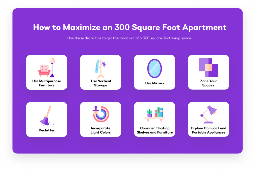 How to Maximize an 300 Square Foot Apartment