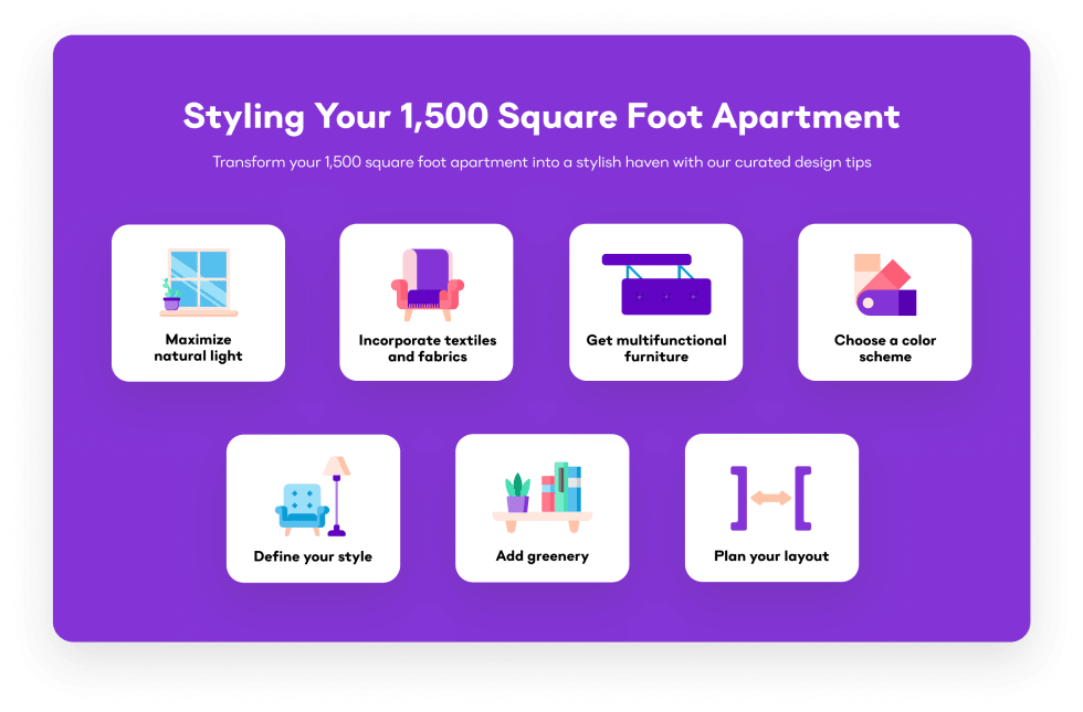 Styling Your 1,500 Square Foot Apartment