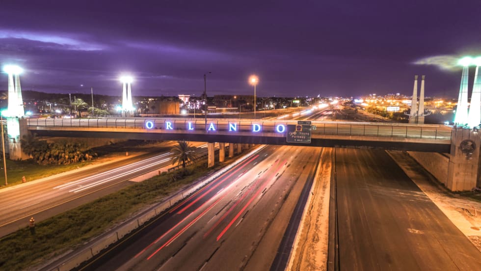 Welcome to Orlando sign 