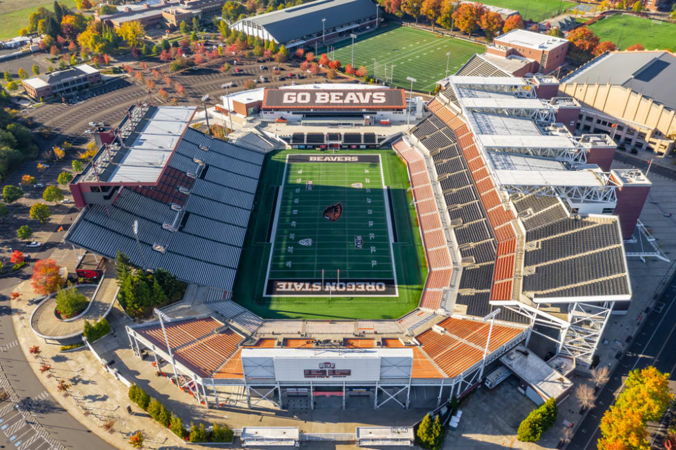 Oregon State University Stadium in Corvallis