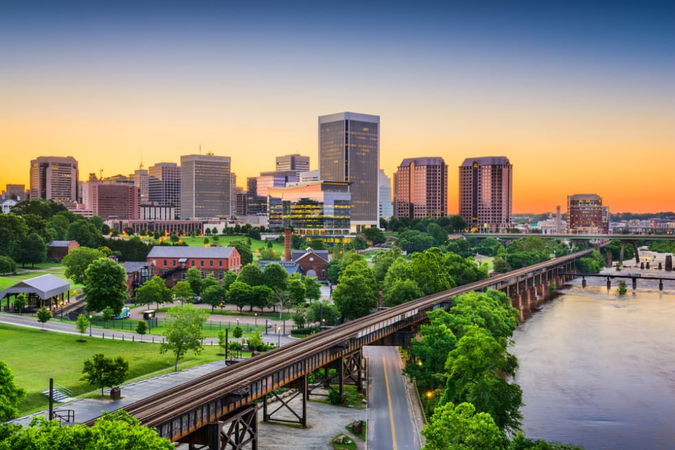 Richmond VA skyline