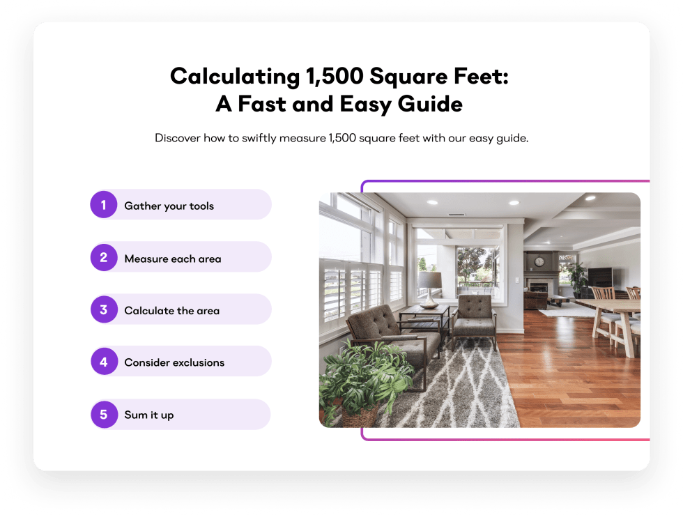 Calculating 1,500 Square Feet A Fast and Easy Guide