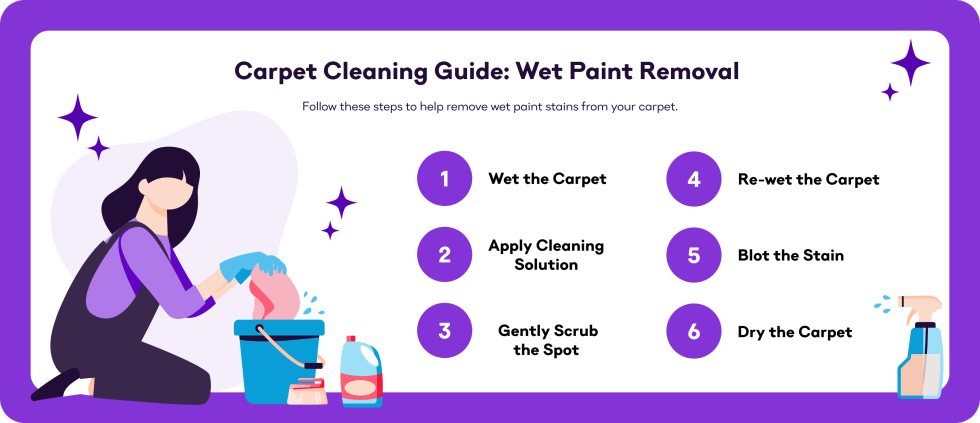 Carpet Cleaning Guide Wet Paint Removal