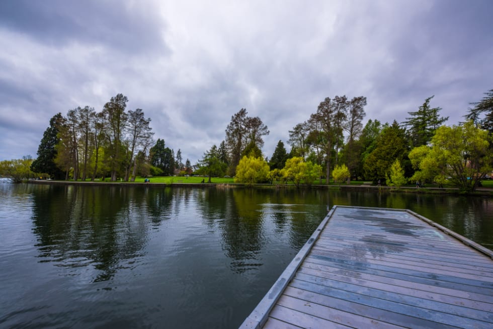 Green Lake, located in central Seattle, WA