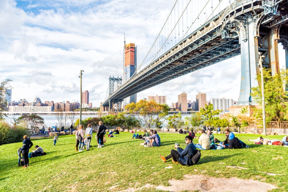 Main Street Park in Dumbo