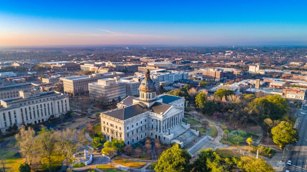 columbia, sc skyline