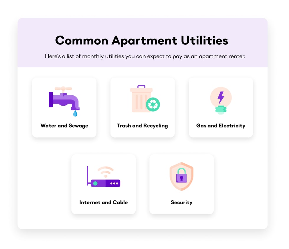 Common Apartment Utilities 