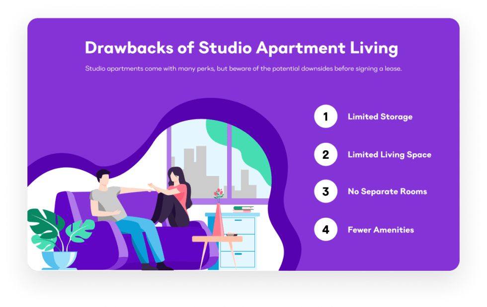 Drawbacks of Studio Apartment Living
