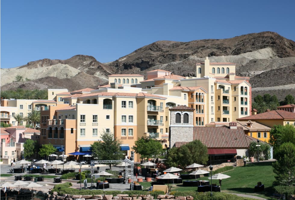 Italian Themed Village in Las Vegas