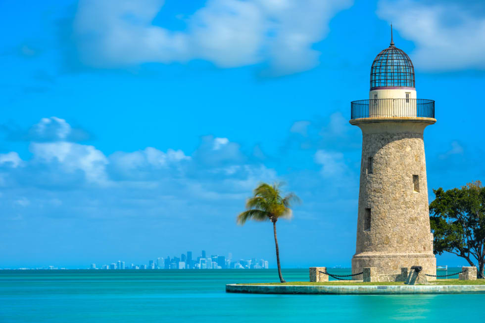 Boca Chita Key lighthouse in Florida's Biscayne National Park