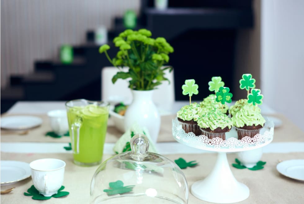 Saint Patrick's Day Table Spread