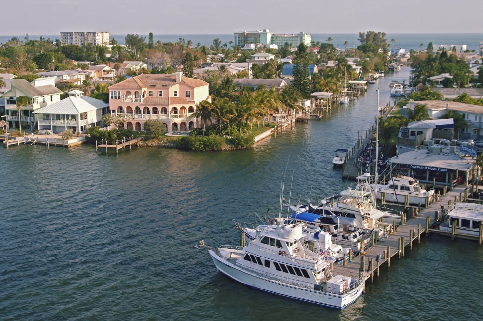 Ft Meyers Beach FL ocean inlet and marina - best places to live in florida.jpg