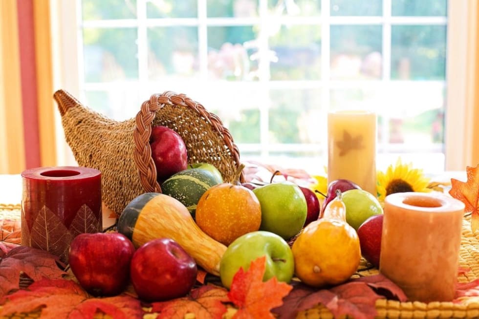 Thanksgiving Cornucopia Door Décor