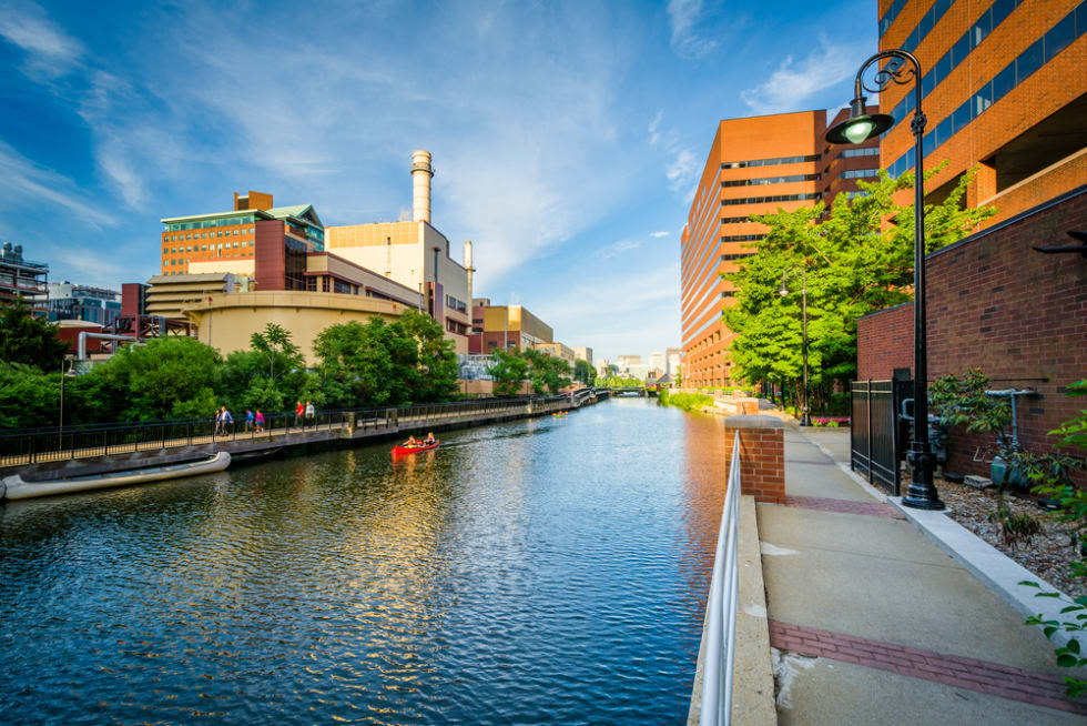  The Broad Canal in Cambridge, Massachusetts.