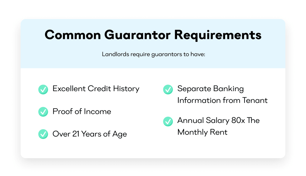 Common Guarantor Requirements 