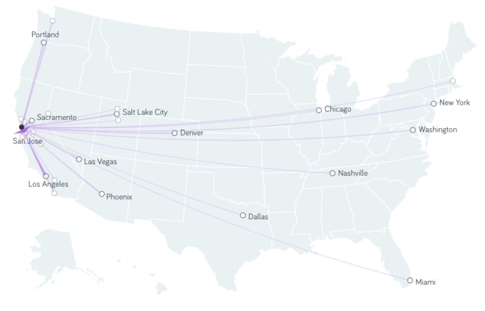 map sf