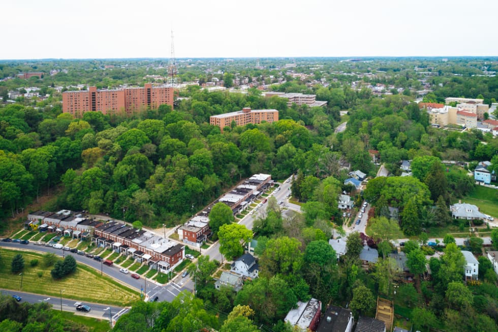  View of Woodberry in Baltimore, Maryland