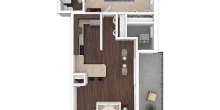 1 bed, 1 bath, $1728