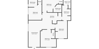 4 beds, 3 baths, $1600