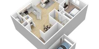 1 bed, 1 bath, $1217