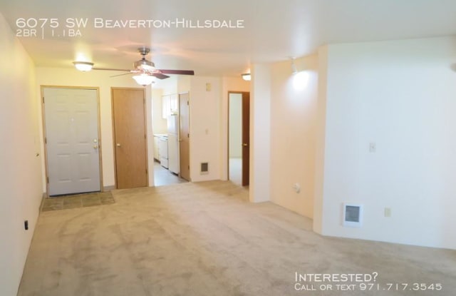 6075 SW Beaverton-Hillsdale - 6075 Southwest Beaverton Hillsdale Highway, Portland, OR 97221