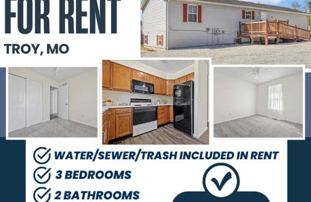 3 Bedroom Apartment For Rent in Troy, MO