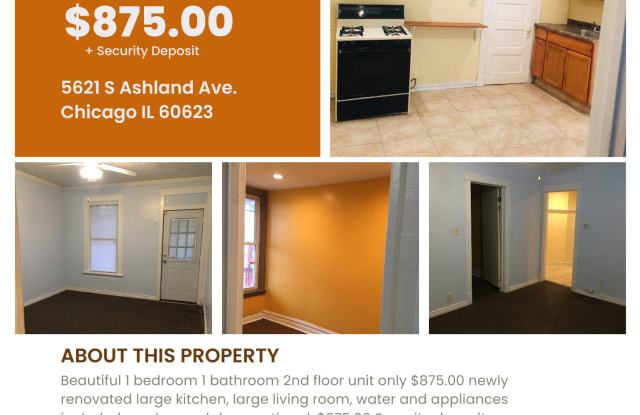 5621 S Ashland Ave - 5621 South Ashland Avenue, Chicago, IL 60636