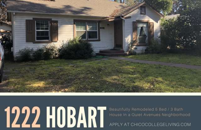 1222 Hobart St - 1222 Hobart Street, Chico, CA 95926