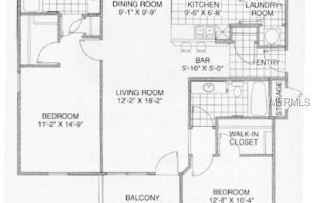 Top floor - 2 Bedrooms, 2 Bathrooms - 3004 Hemingway Circle, Haines City, FL 33844