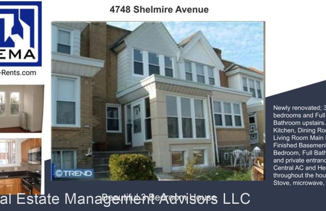 4748 Shelmire Avenue - 4748 Shelmire Avenue, Philadelphia, PA 19136