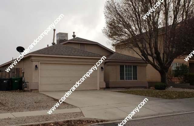 Dashing 3 Bedroom, 2 Bathroom, 2 Car Garage and 1,588 Sq Ft. Home in Rio Rancho. Located in nice HOA Community of Northern Meadows. - 820 Toad Lena Meadows Northeast, Rio Rancho, NM 87144
