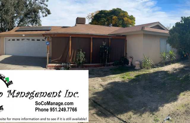 Photo of 3 Bedroom / 2 Bathroom Single Story Home in San Jacinto