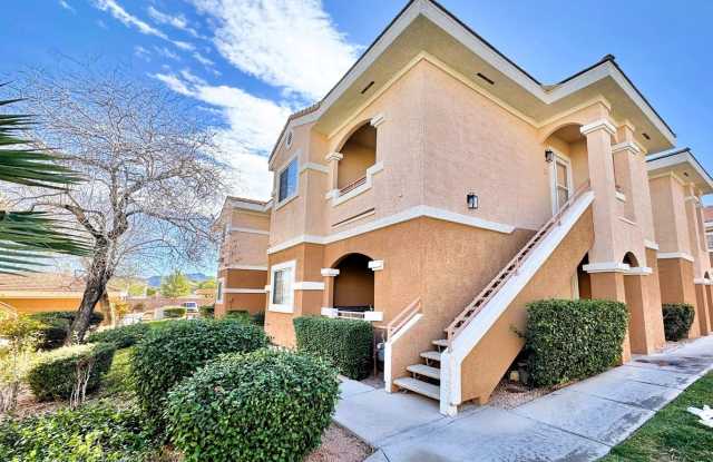 BEAUTIFUL 2ND FLOOR CONDO UNIT 2 BEDROOM/ 2 BATH, LOCATED IN HENDERSON IN A GATED COMMUNITY