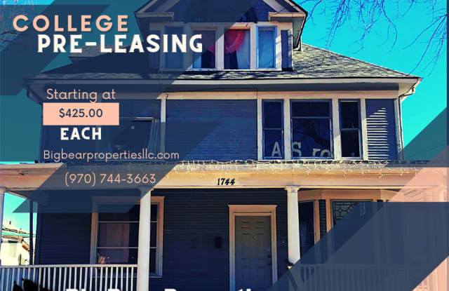 Pre-Leasing 2022-23 starts soon!! Get on the waitlist today! - 1023 17th St, Greeley, CO 80631