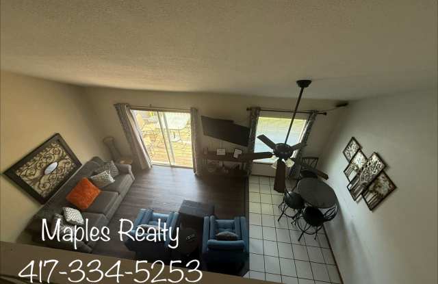FURNISHED 2 bed / 2 bath condo at Fall Creek Resort, Branson MO
