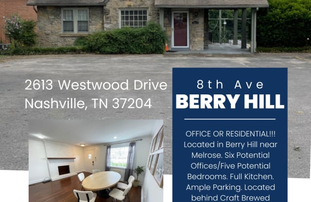 2613 Westwood Dr - 2613 Westwood Drive, Berry Hill, TN 37204