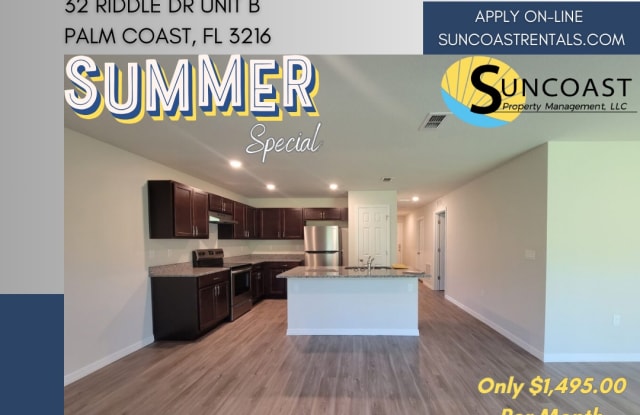 32 Riddle Dr Unit B - 32 Riddle Drive, Palm Coast, FL 32164