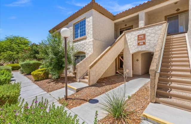 Sleek 2 Bedroom Condo with 2 Car Garage Near Centennial Hills