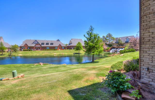 Photo of Luxury Edmond Townhome Overlooking Waterfalls + Lawn Care Included + Washer, Dryer,  Refrigerator Included
