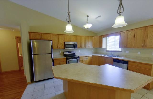 3D Tour Available - West Side Manhattan Home + 2 Car Garage + Washer  Dryer! Available July 5th! - 1029 Highland Ridge Drive, Manhattan, KS 66503