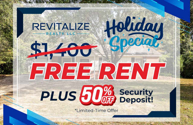 Photo of FREE DECEMBER RENT + HALF-DEPOSIT SPECIAL!! Updated Brick 3 Bed 1 Bath Home with Huge Yard on Quiet Street!