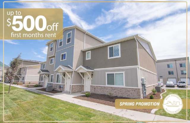 Gorgeous 2-Story Townhomes in Easton Park. Great Location and Amenities! - 759 East 500 South, American Fork, UT 84003