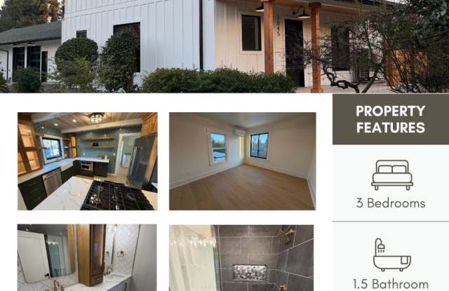 WAL2 - FULLY renovated 3 bed 1.5 bath Duplex on OAKWAY!