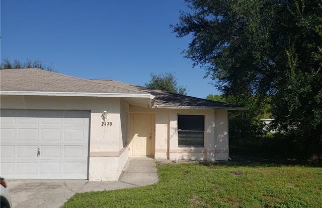 2420 George AVE S - 2420 2420/2422 George Ave S, Lehigh Acres, FL 33973