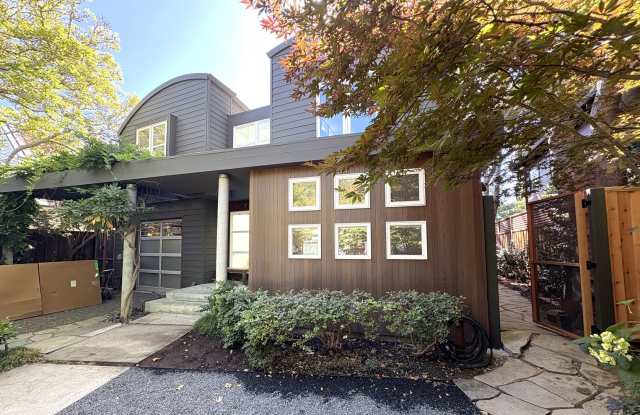 Modern Home available in Menlo Park- Occupied ADU on site