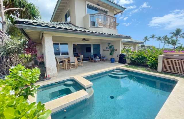 KAI MALU IN WAILEA, LUXURY 3bed/2.5bath Townhome with Wonderful Ocean Views, exquisitely Furnished - Seasonal Rental 5/1/2026 - 12/20/2026