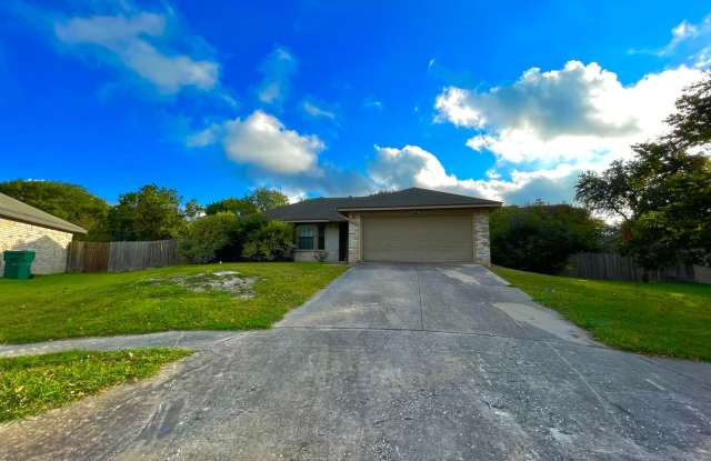 Photo of CUTE 3 BEDROOM HOME ON CUL-DE-SAC WITH LARGE BACK YARD*FRESH INTERIOR PAINT*2 CAR GARAGE*FIREPLACE IN LIVING*GARDEN TUB W/ SEPARATE SHOWER*2 EATING AREAS*SPLIT MASTER BEDROOM*EASY ACCESS TO RANDOLPH AFB, FT. SAM,  FORUM SHOPPING