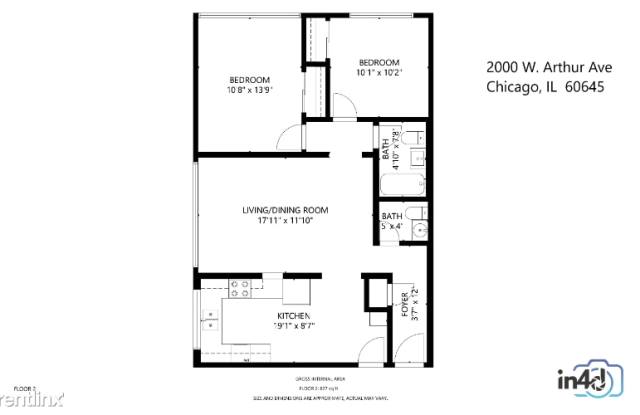 2000 W Arthur Ave 2NW - 2000 West Arthur Avenue, Chicago, IL 60645